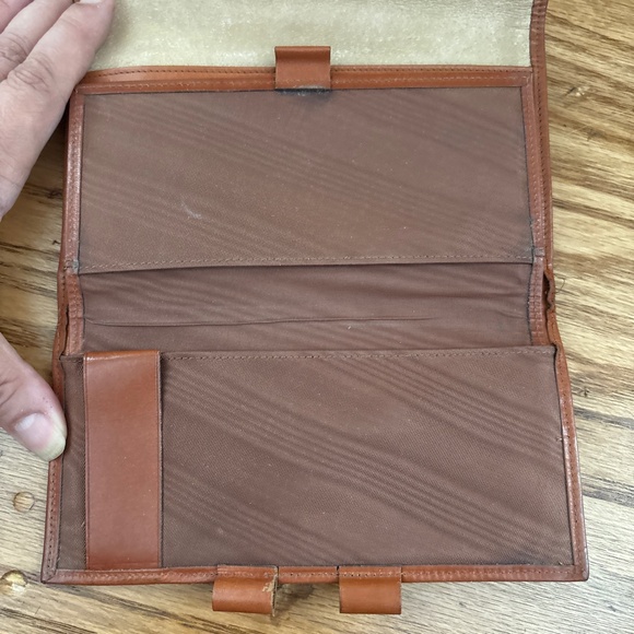 Dooney & Bourke Wallet Organizer Checkbook Holder Trifold Green AWL Vintage Y2K - Picture 9 of 16